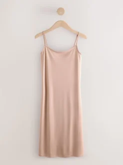 Next Microfibre Comfort Slip Praline Nude