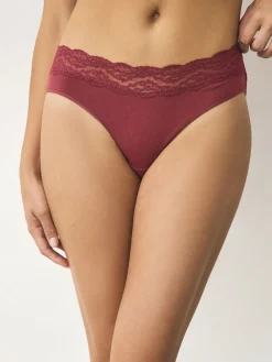 Next High Leg Cotton and Lace Knickers 7 Pack Printed Spot Sale