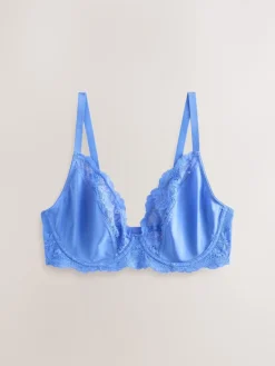 Next Print/Plain DD+ Non Pad Plunge Microfibre & Lace 2 Pack Bras Discount