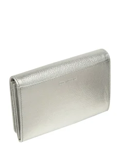 Pure Luxuries London Amber Leather Purse Silver New