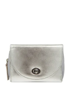 Pure Luxuries London Belle Leather Purse Silver Best