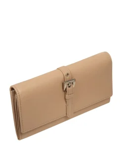 Pure Luxuries London 'Harriet' Leather Purse Natural Discount
