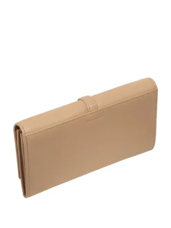 Pure Luxuries London 'Harriet' Leather Purse Natural Discount