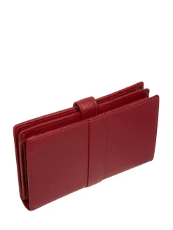 Pure Luxuries London 'Jade' Leather Purse Red Online