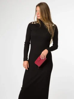 Pure Luxuries London 'Tara' Leather Purse Red Best