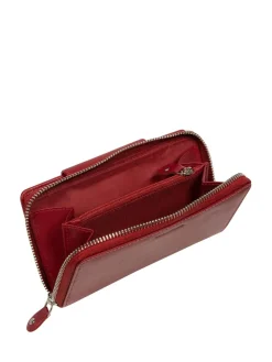 Pure Luxuries London 'Tara' Leather Purse Red Best