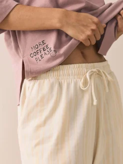 Next Purple Breakfast Short Sleeve Pyjamas Discount