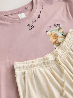 Next Purple Breakfast Short Sleeve Pyjamas Discount