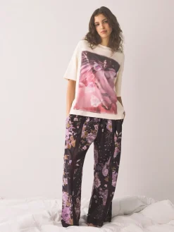 Next Purple Floral Short Sleeve Pyjamas Discount