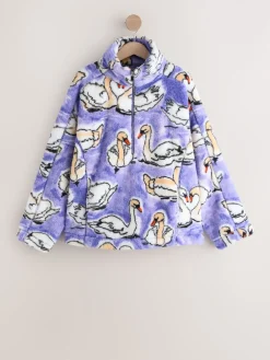 Next Purple Swan Borg Half Zip Fleece Online