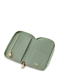 Radley Light Green Pockets Medium Purse New
