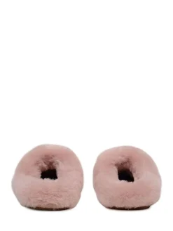Radley Cloud Street Shearling Fluff Mule Slippers Pink Discount