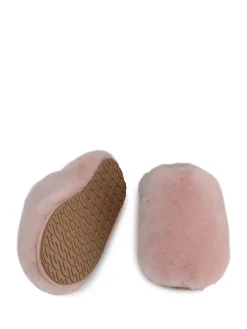 Radley Cloud Street Shearling Fluff Mule Slippers Pink Discount