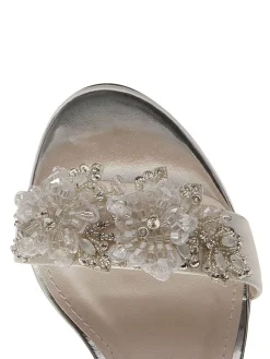 Rainbow Club Cream Regular Fit Mia Bridal Satin Wedding Sandals Hot