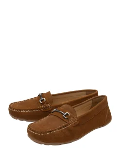 Ravel Suede Flat Loafers Brown Discount