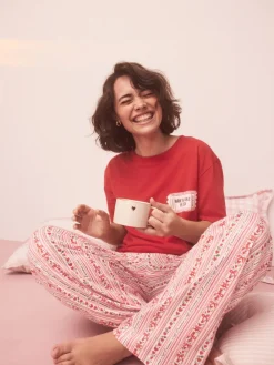 Next Red Graphic Short Sleeve Pyjamas Hot