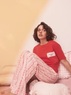 Next Red Graphic Short Sleeve Pyjamas Hot