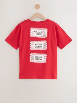 Next Red Graphic Short Sleeve Pyjamas Hot