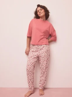 Next Red Heart Short Sleeve Pyjamas Hot