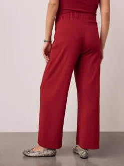 Next Red Maternity Supersoft Wide Leg Trousers Online