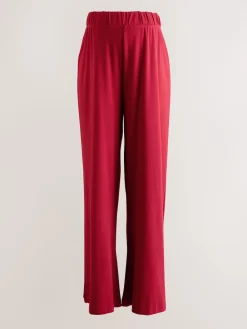 Next Red Maternity Supersoft Wide Leg Trousers Online