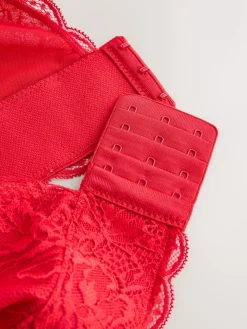 Next Non Pad Non Wire Total Support Lace Bra Red Best