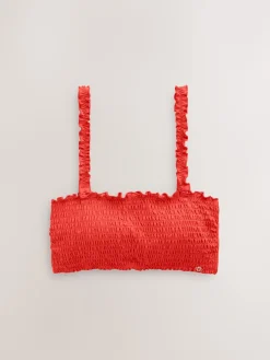 Next Shir Bandeau Bikini Top Red Clearance