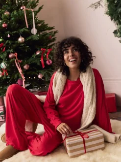 Next Heart Soft Long Sleeve Pyjamas Red Star Best