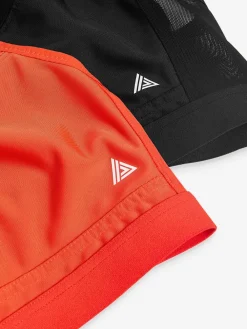 Next Red/Black Active Sports High Impact Dry Tech Crop Tops 2 Pack Best