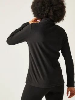 Regatta Black Sweethart Zip Neck Fleece