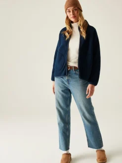 Regatta Frankie Borg Full Zip Fleece Blue Hot