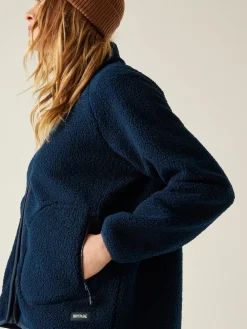 Regatta Frankie Borg Full Zip Fleece Blue Hot
