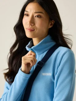 Regatta Blue Sweetheart Zip Neck Fleece Best