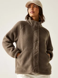 Regatta Emilica Borg Fleece Brown Discount