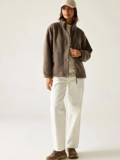 Regatta Emilica Borg Fleece Brown Discount