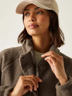 Regatta Emilica Borg Fleece Brown Discount