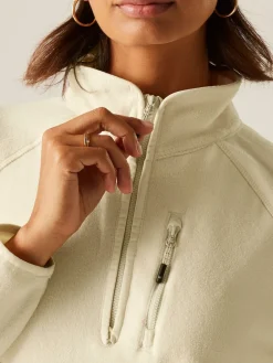 Regatta Womens Frankie Half Zip Fleece Cream Discount