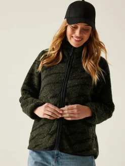 Regatta Frankie Borg Full Zip Fleece Green Sale