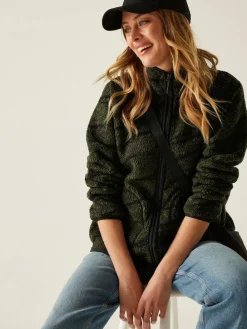 Regatta Frankie Borg Full Zip Fleece Green Sale