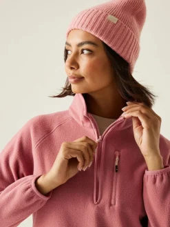 Regatta Womens Frankie Half Zip Fleece Pink Online