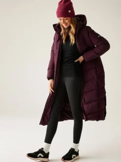 Regatta Red Eloria Heavyweight Water Repellent Stretch Coat New