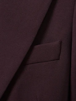 Reiss Gabi Petite Tailored Single Breasted Suit Blazer Berry Online