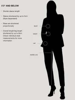 Reiss Gabi Petite Slim-Fit Suit Trousers Black