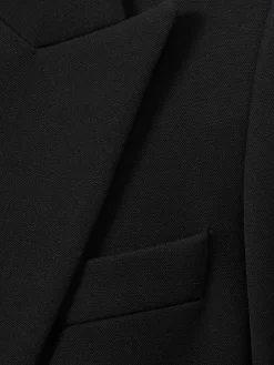 Reiss Gabi Petite Tailored Single Breasted Suit Blazer Black Best