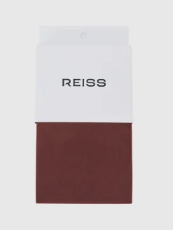 Reiss Daniella Colour Tights Burgundy Best