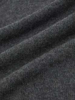 Reiss Charcoal Grey Brooklyn Wool-Cashmere Roll-Neck Jumper Outlet