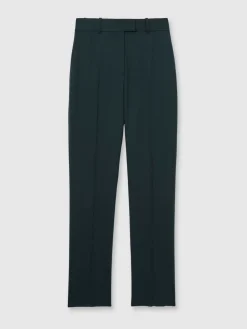 Reiss Green Jade Wool-Blend Slim-Fit Suit Trousers