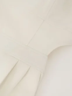 Reiss Ivory Dion Wide-Leg Cut-Out Jumpsuit Clearance