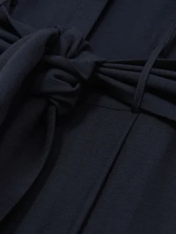 Reiss Navy Raven Wide-Leg Belted Jumpsuit Best