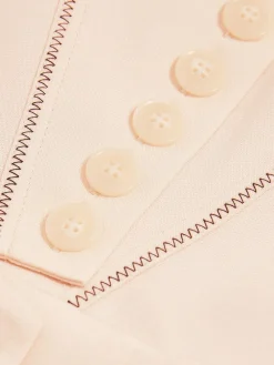 Reiss Neutral Virginia Atelier Corset Midi Dress Online